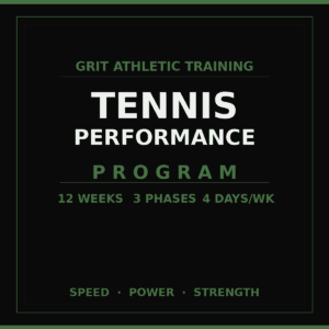 tennis performance training program | grit athletic training