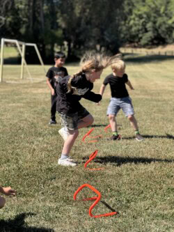 Youth athletic training Santa Rosa speed drills Hidden Valley Elementary